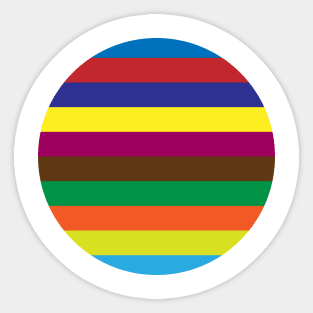 Colorful abstract Sticker